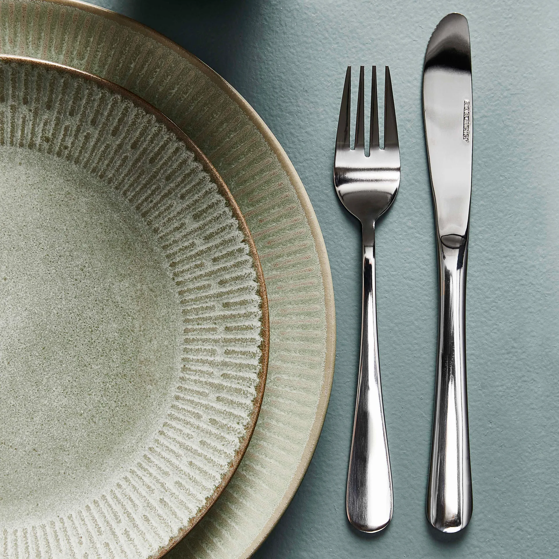 Prato Relief 27 cm, verde Aida