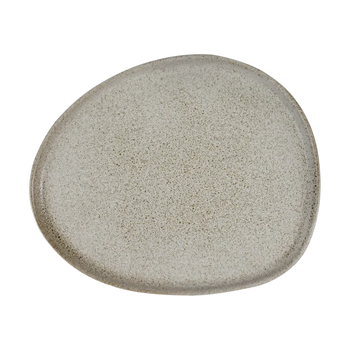 Raw Organic prato 24x21 cm - Sandy beige - Aida