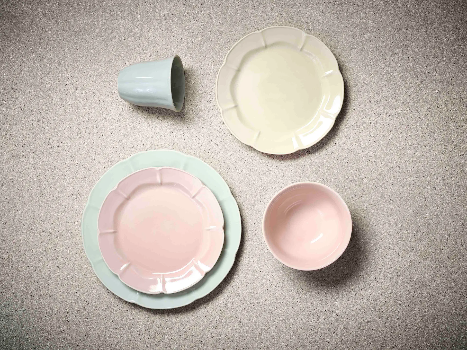 Søholm Solvej prato 26.5 cm, Minty green Aida