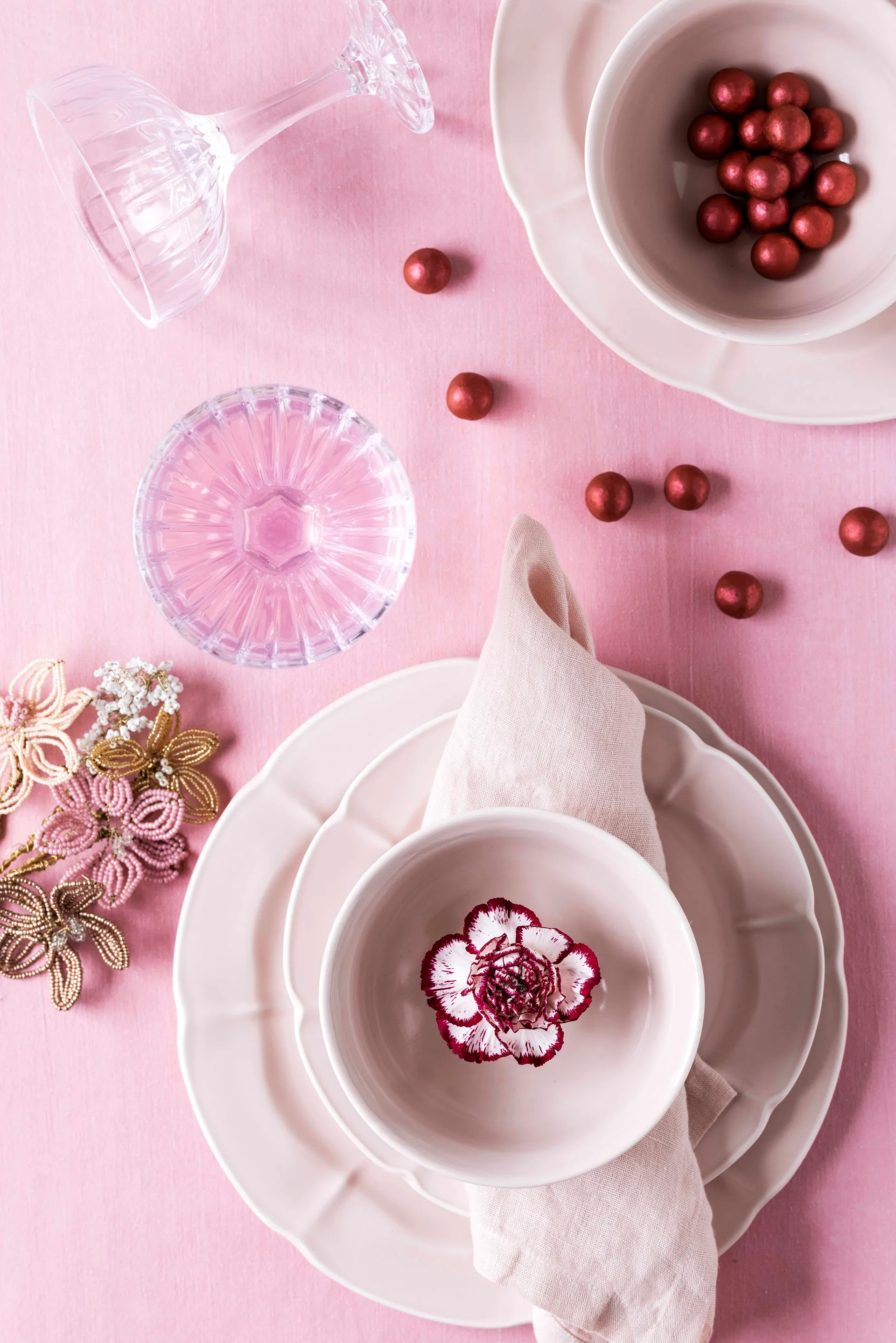 Søholm Solvej prato pequeno 22 cm, Rosa suave Aida