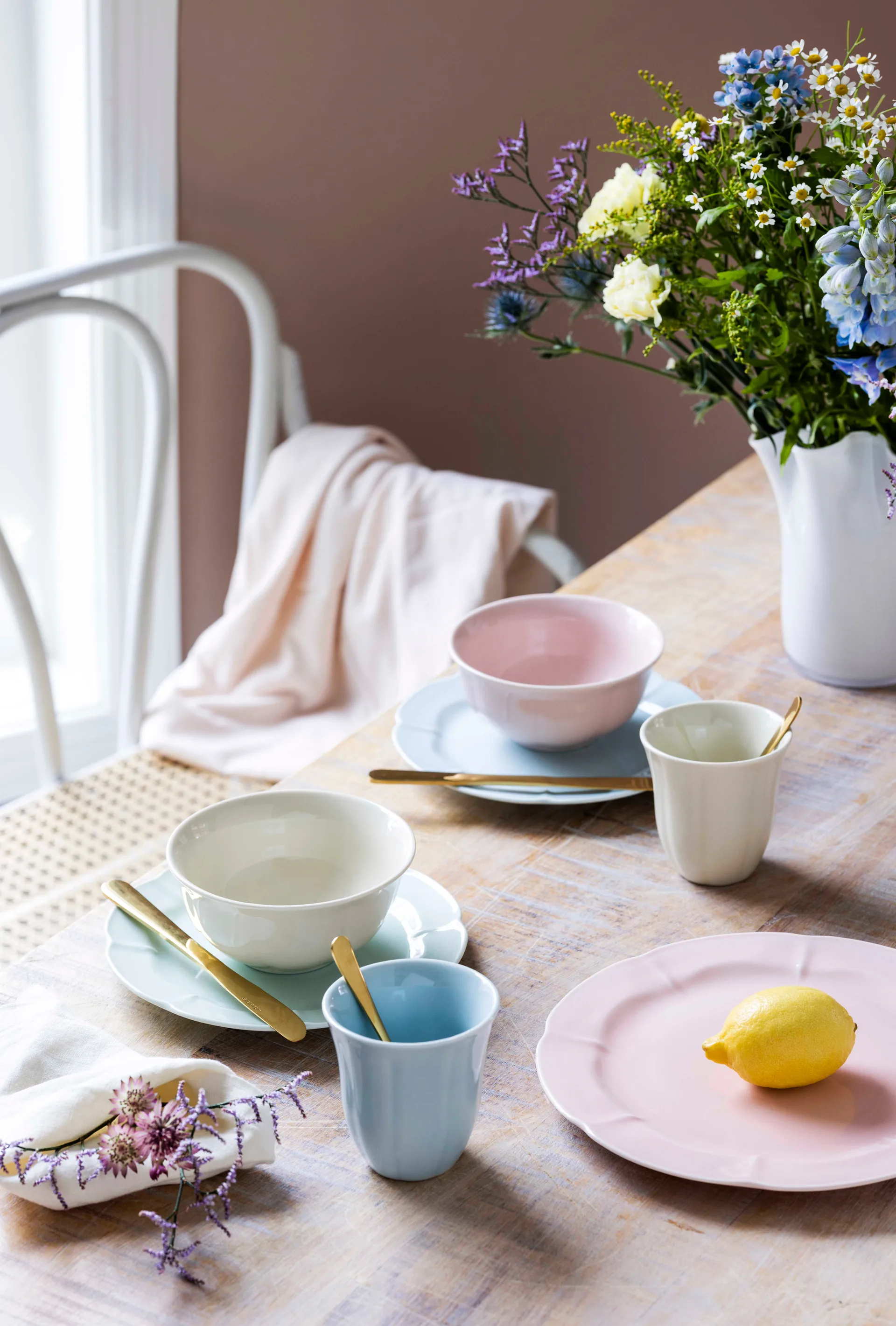 Søholm Solvej tigela 15 cm, Rosa suave Aida