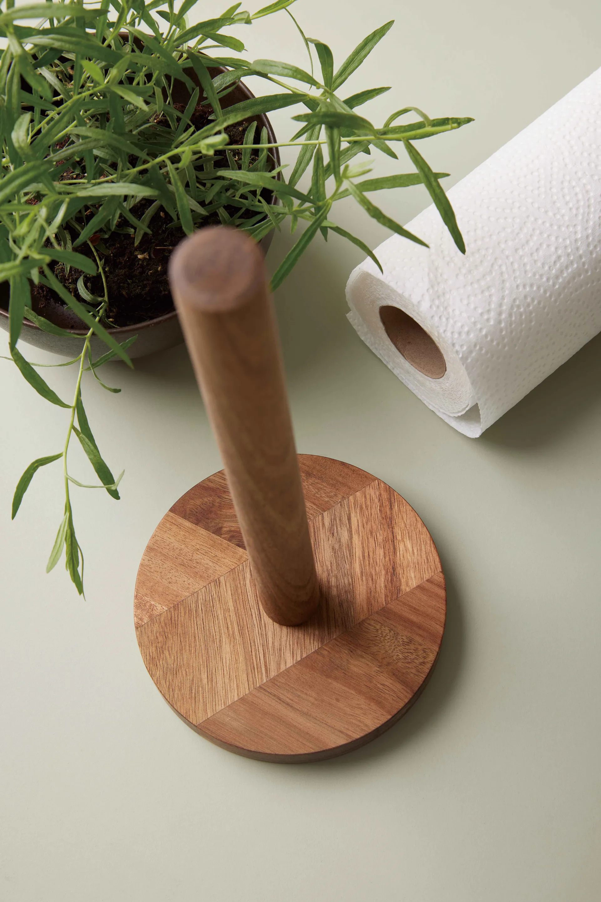 Suporte de papel de cozinha - Acácia, 30.5 cm Aida