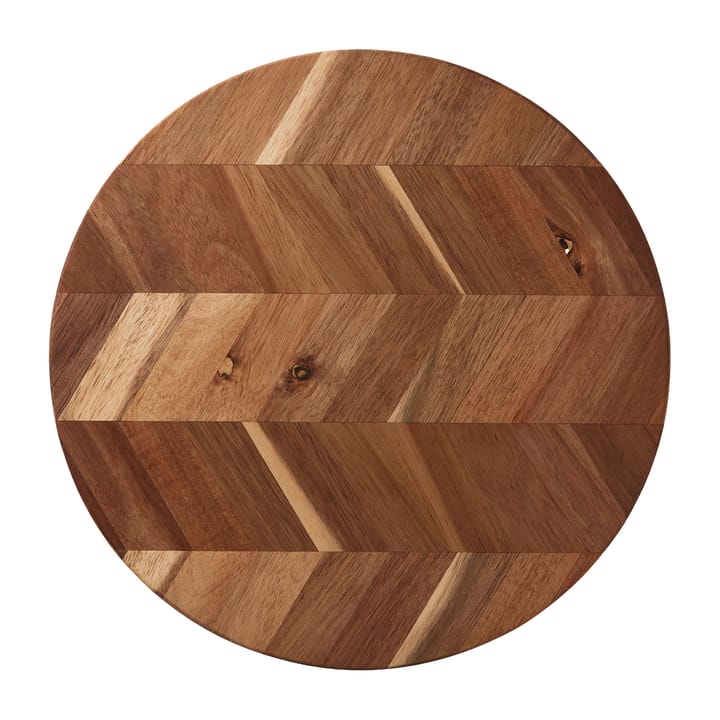 Tábua de cortar Herringbone Ø28 cm - Acacia - Aida