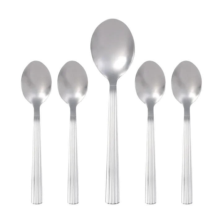 Talheres Groovy 5 peças - Aço inoxidável - Aida