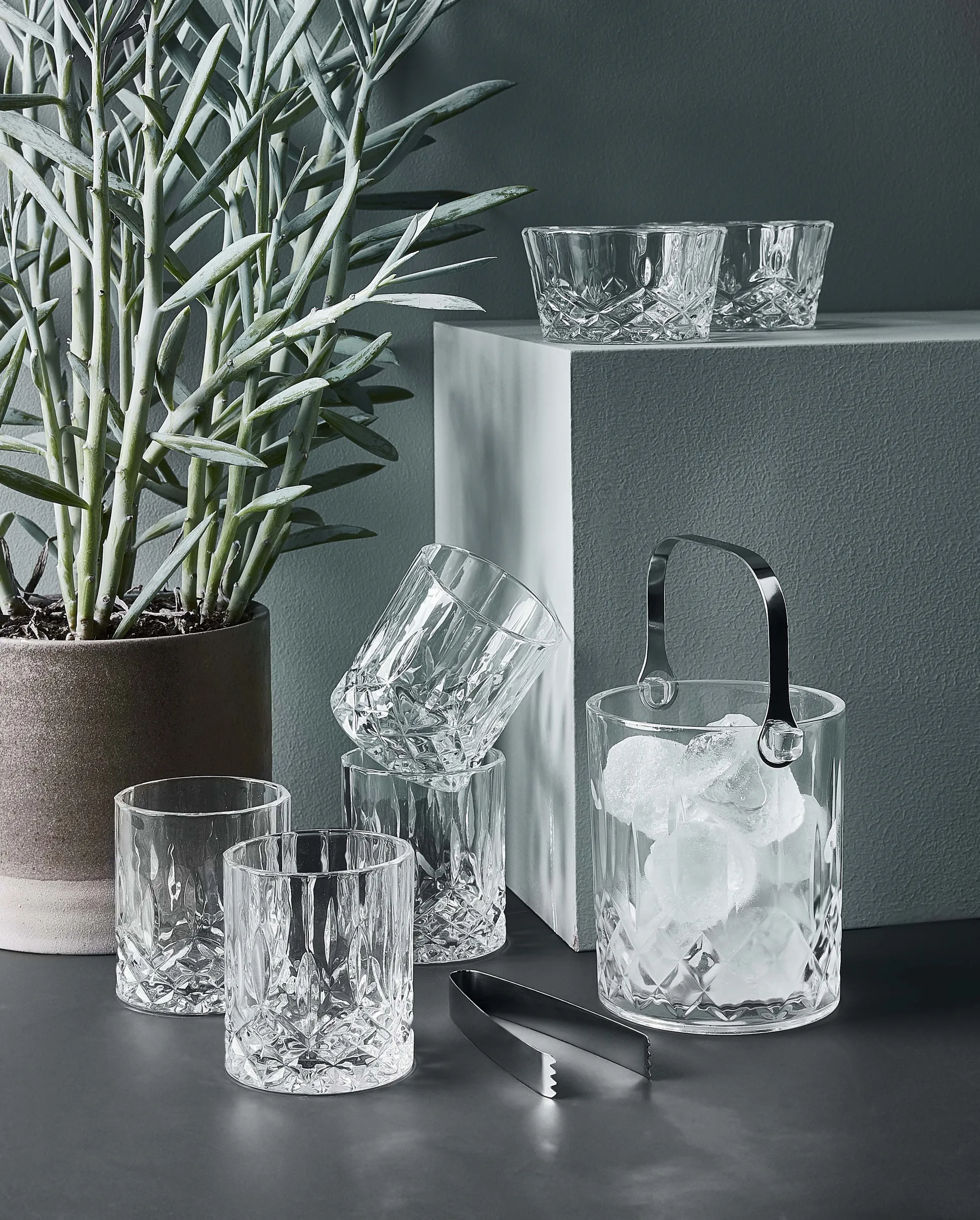 Tigela Harvey Ø11,5 cm, 4 un., Clear Aida