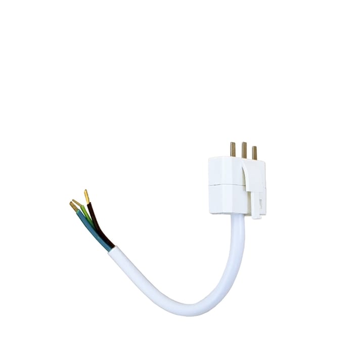 Conector de lâmpada DCL  - branco, com cabo 15 cm - Airam