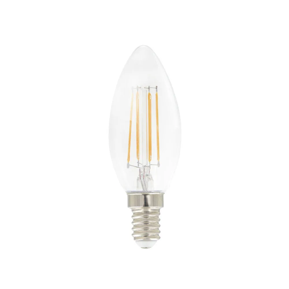 Fonte de luz de vela LED Airam Filament, Claro, com memória e14, 5w  Airam