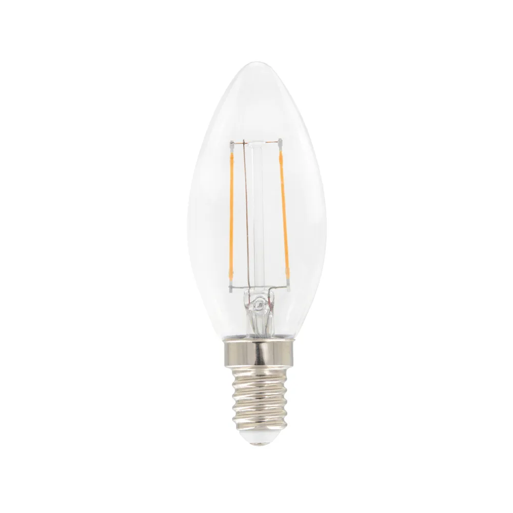 Fonte de luz globo C35 LED Airam Filament, Claro regulável e14, 3w Airam