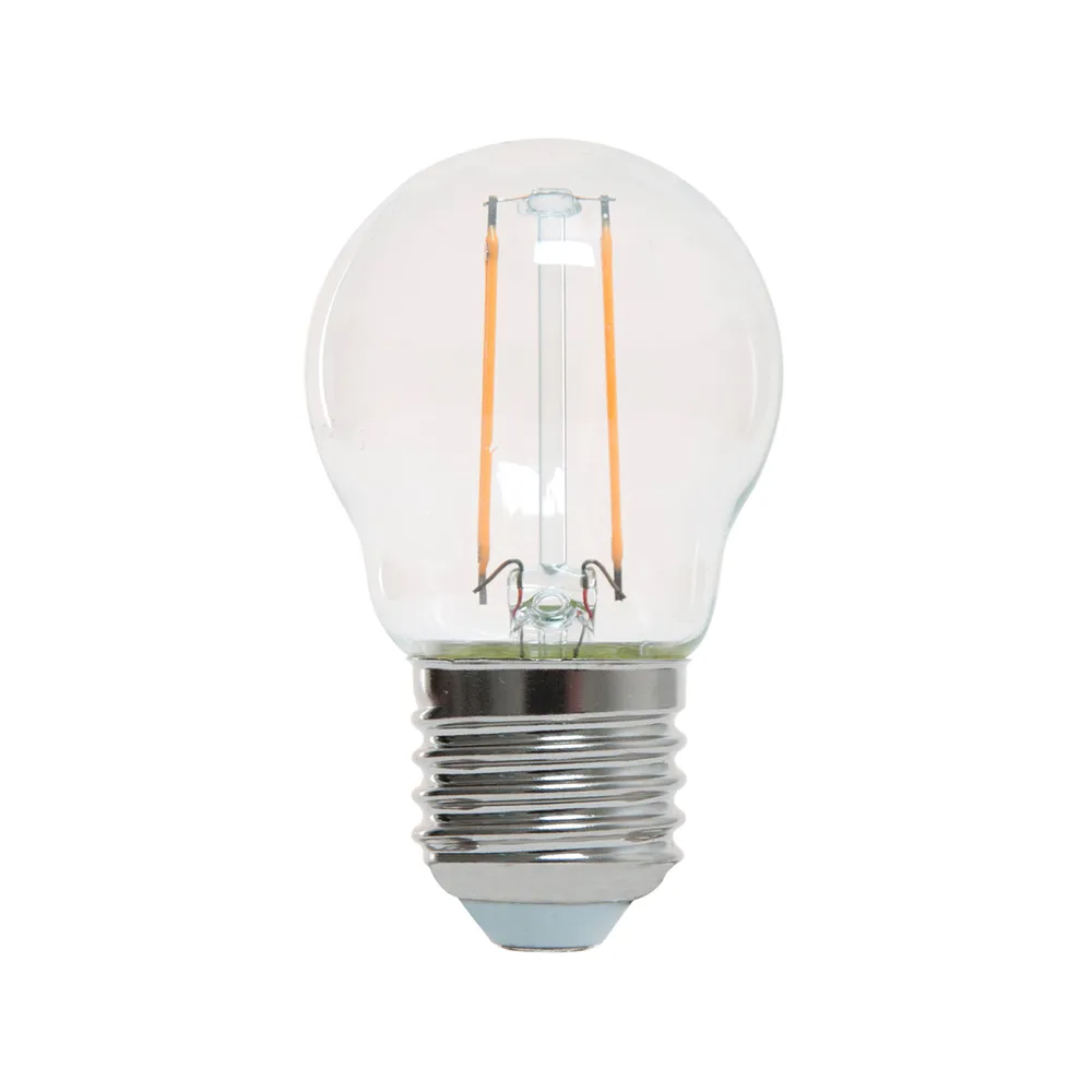 Fonte de luz globo E27 LED Airam Filament, Claro nao regulável 2,5w Airam