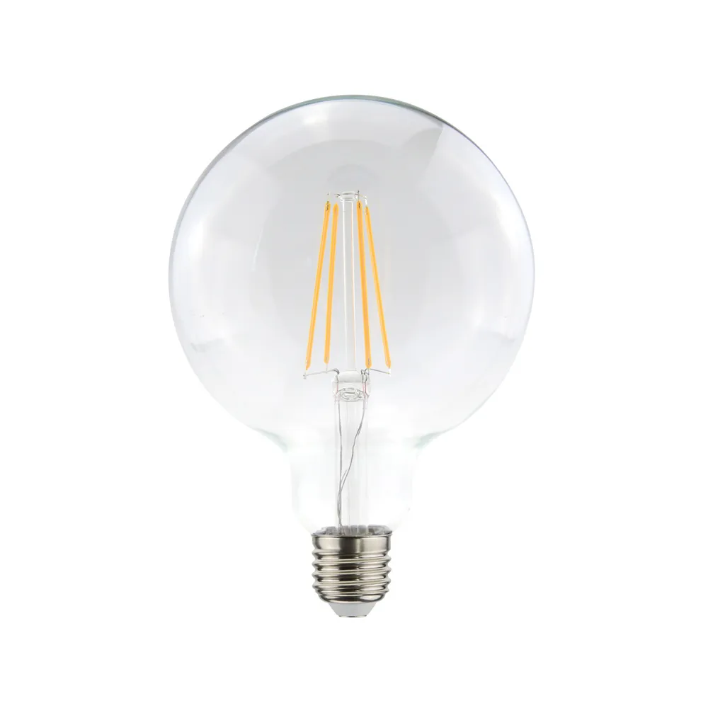 Fonte de luz Globo LED 125mm Airam Filament, Claro regulável e27, 4w Airam