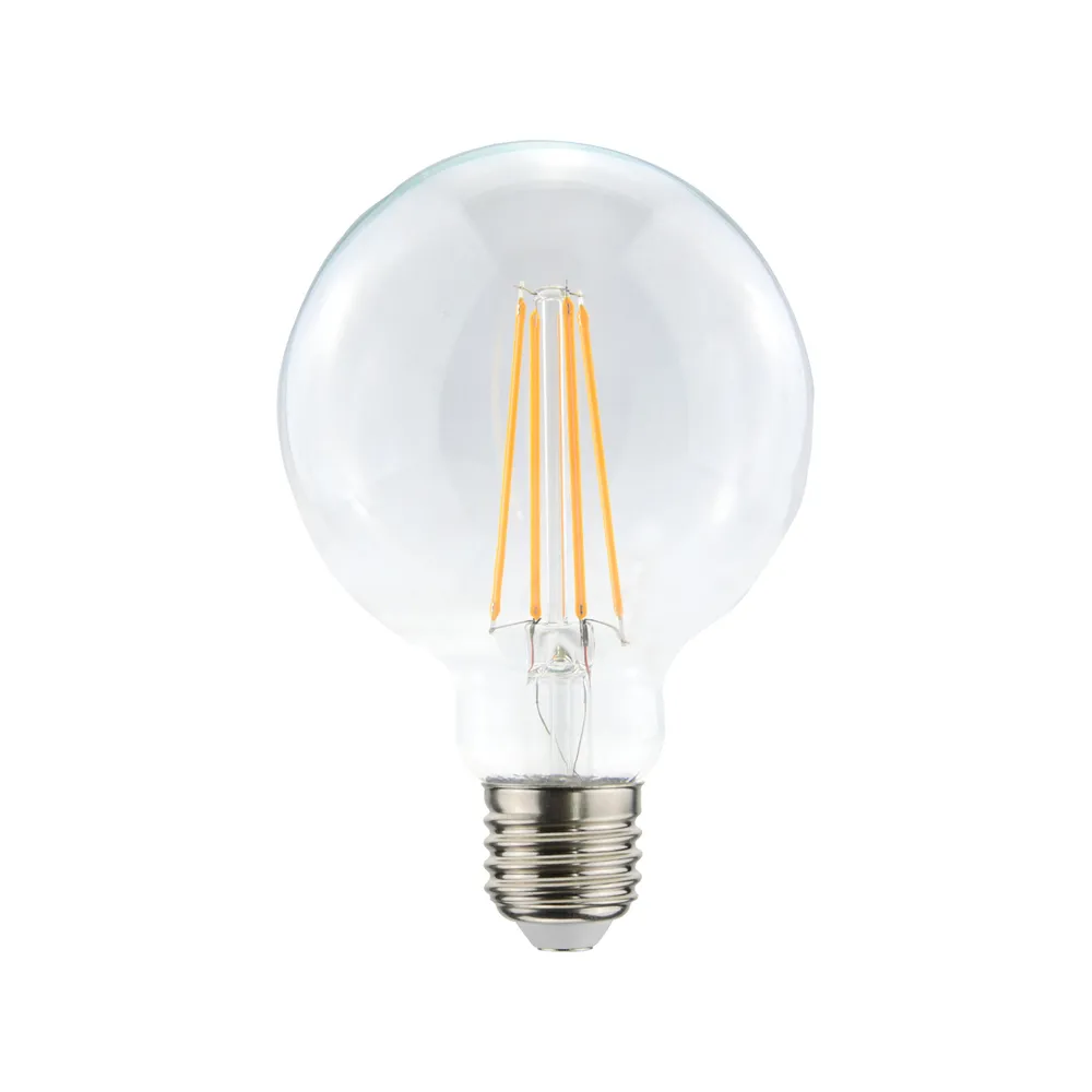 Fonte de luz Globo LED 95mm Airam Filament, Claro regulável e27, 4w Airam
