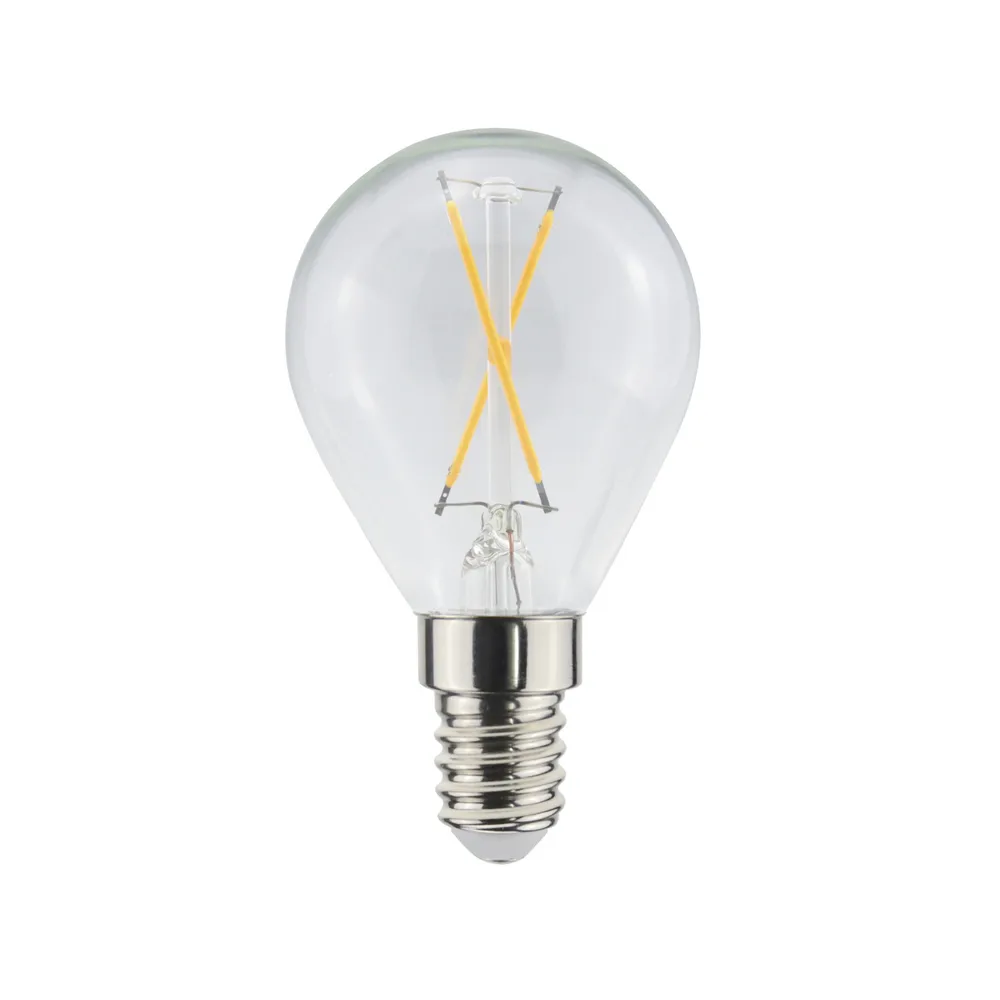 Fonte de luz globo LED Airam Filament, transparente-nao regulável-2-Filament e14-w Airam
