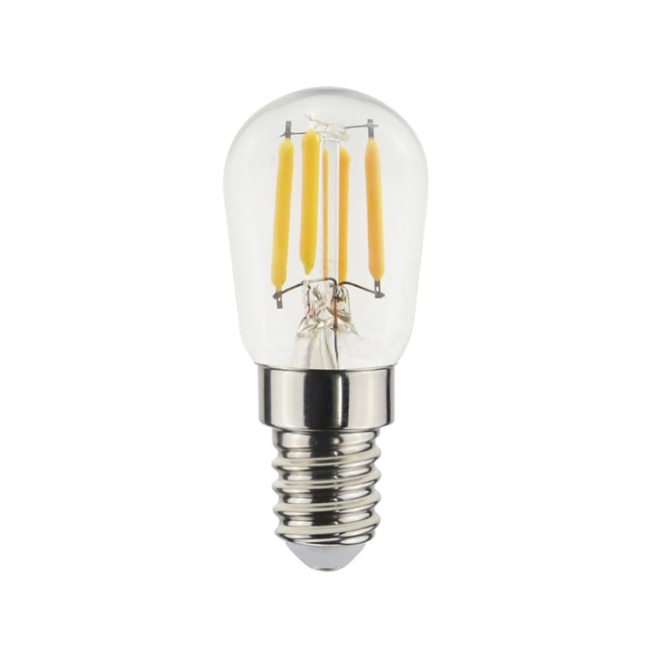Fonte de luz Lâmpada pera LED E14 Airam Filament  - Claro, regulável 4-filament  - Airam