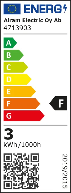 Fonte de luz LED Airam G9, claro, Regulável, 2700K 300lm 3W Airam