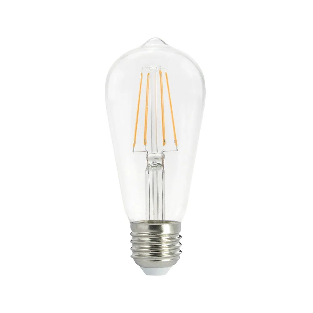Fonte de luz LED Edison Airam Filament, transparente-regulável-4-Filament e27-5w Airam