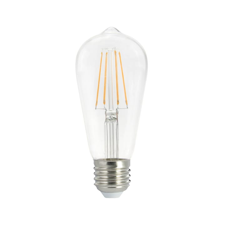 Fonte de luz LED Edison Airam Filament - transparente-regulável-4-Filament e27-5w - Airam