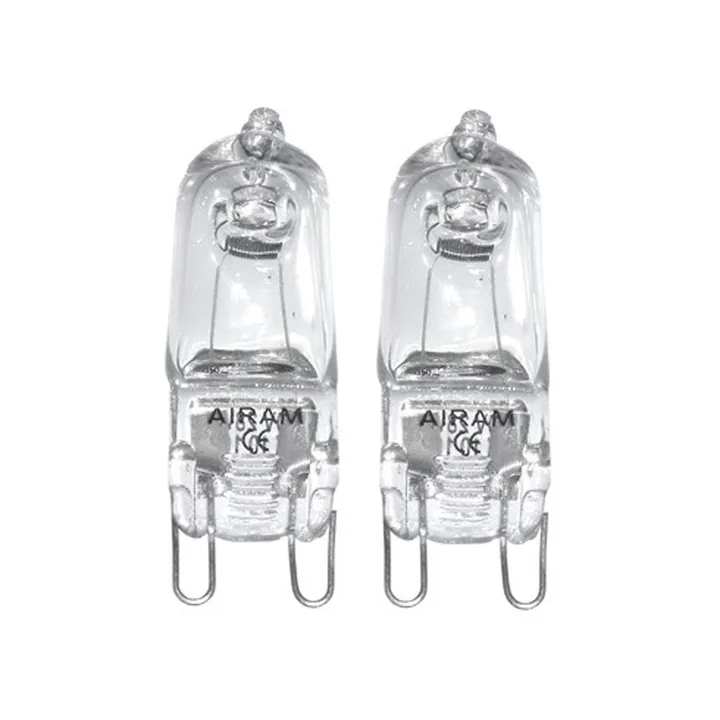 Lampadina Lampada alogena, G9, capsula, trasparente, luce calda, 52W