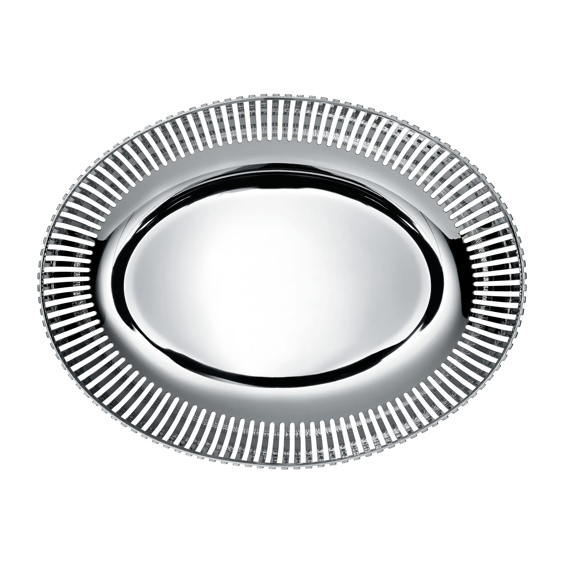 Cesta oval PCH06 20x26 cm, Aço inoxidável Alessi