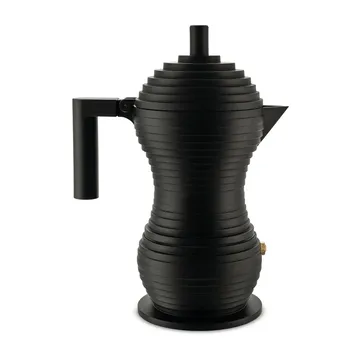 Espresso Maker Preto Pulcina - 15 cl, 3 xícaras - Alessi