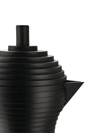 Espresso Maker Preto Pulcina - 30 cl, 6 xícaras - Alessi