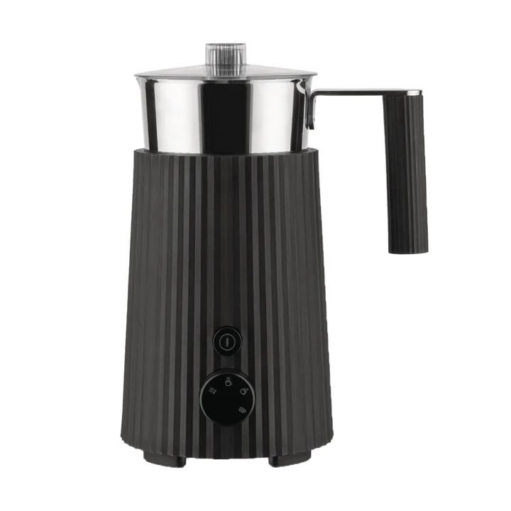 Espumador de leite Plissé 35 cl - Preto - Alessi