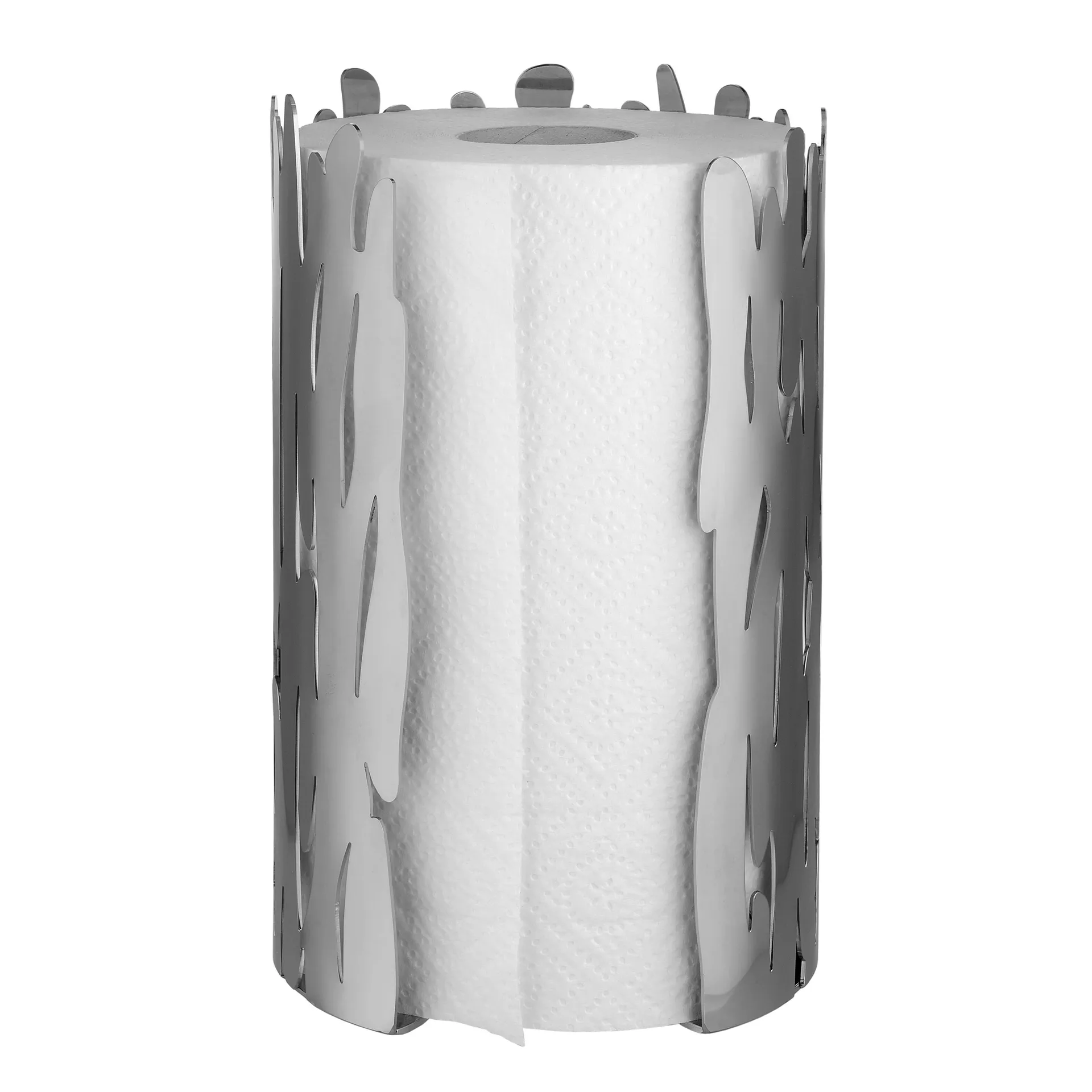 Porta-rolos de cozinha Barkroll, aço inoxidável Alessi