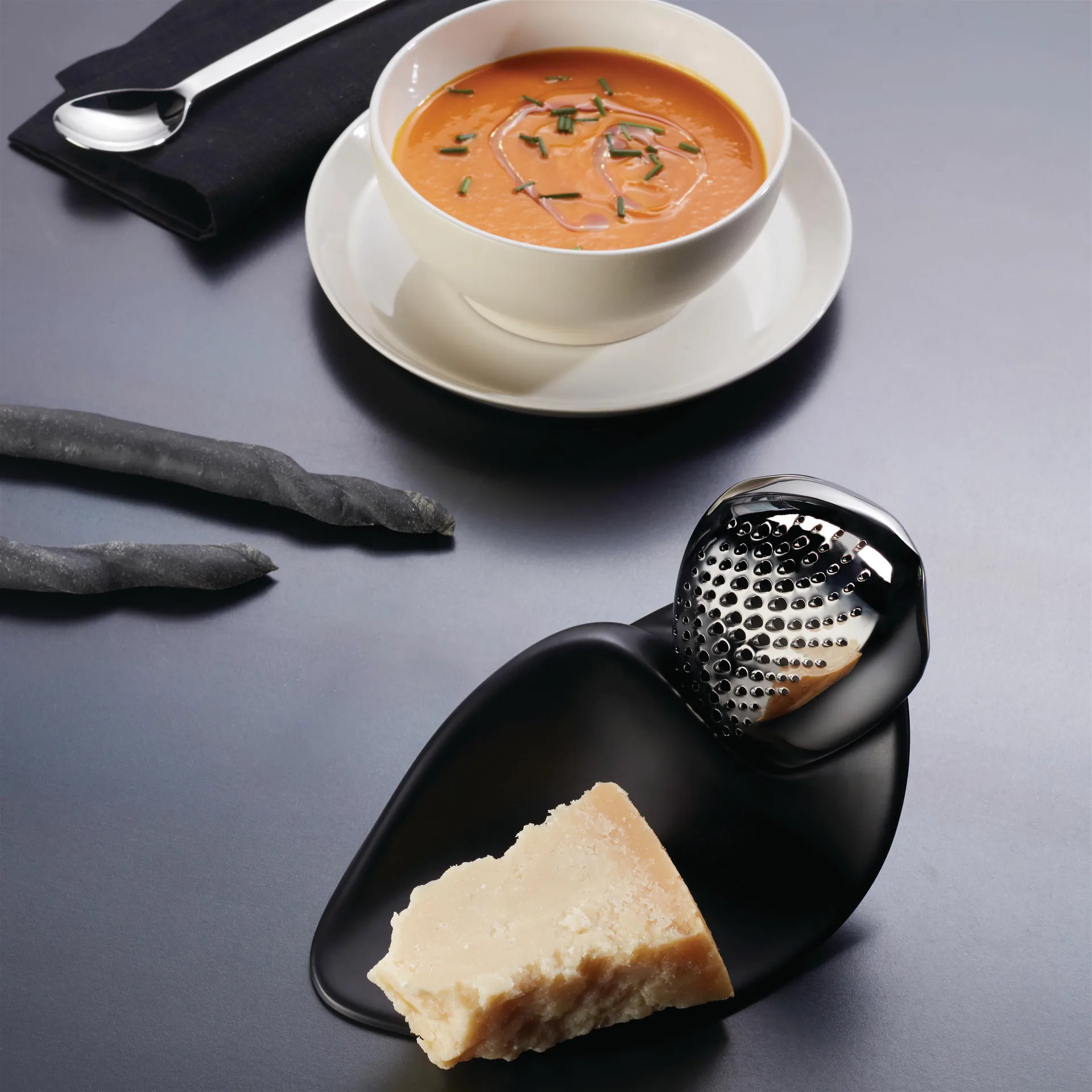 Ralador de queijo Forma, aço inoxidável Alessi