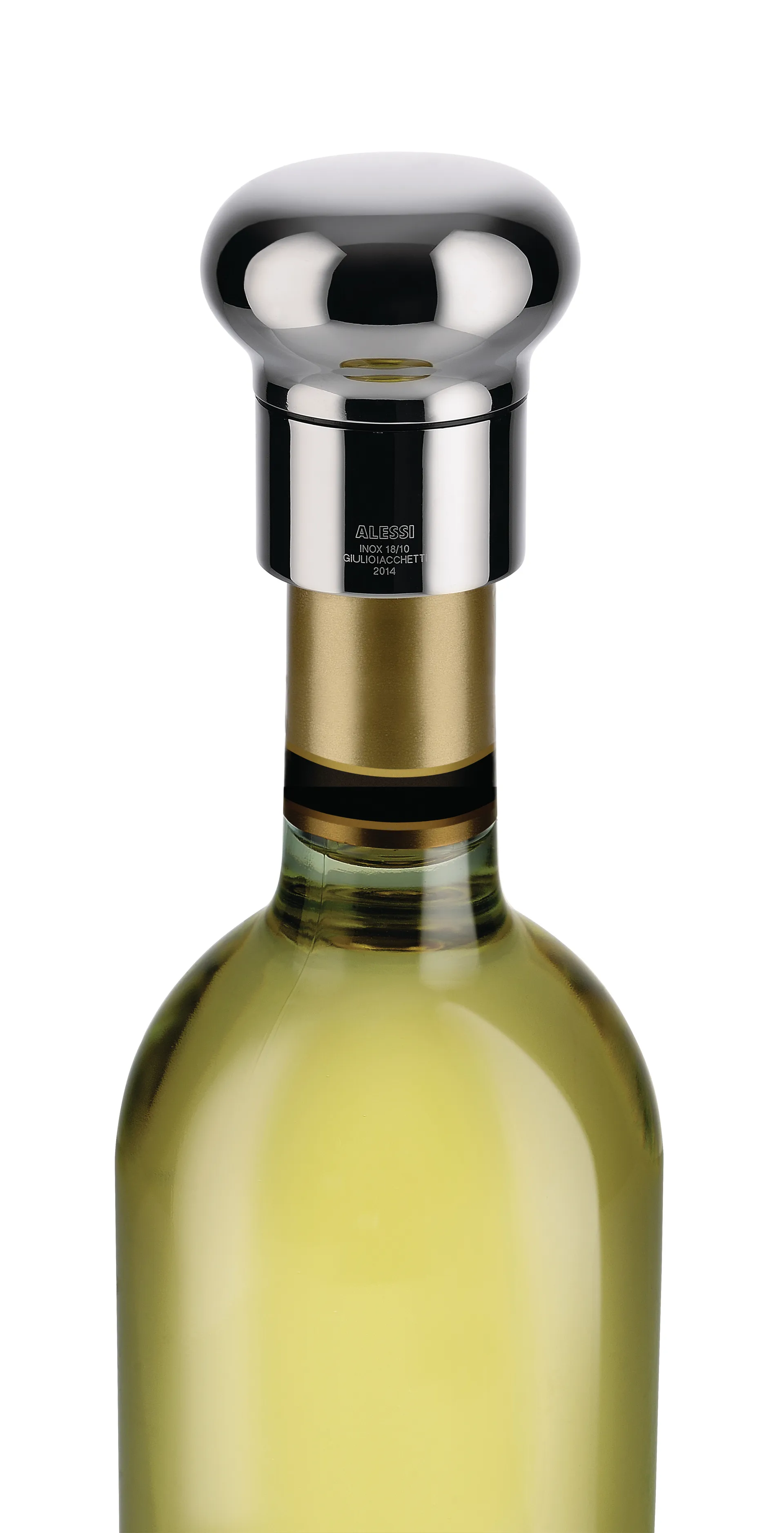 Rolha champanhe Noè, Aço inoxidável Alessi