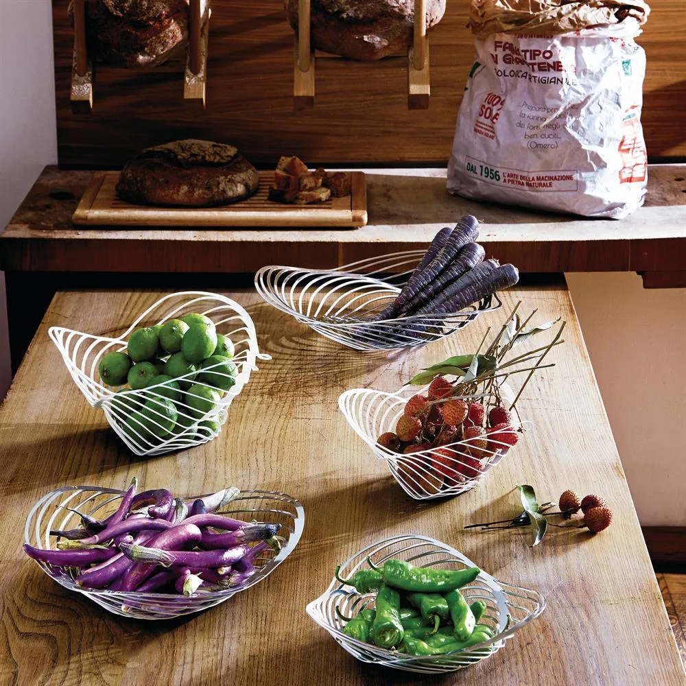 Terrina de fruta Trio, aço inoxidável Alessi