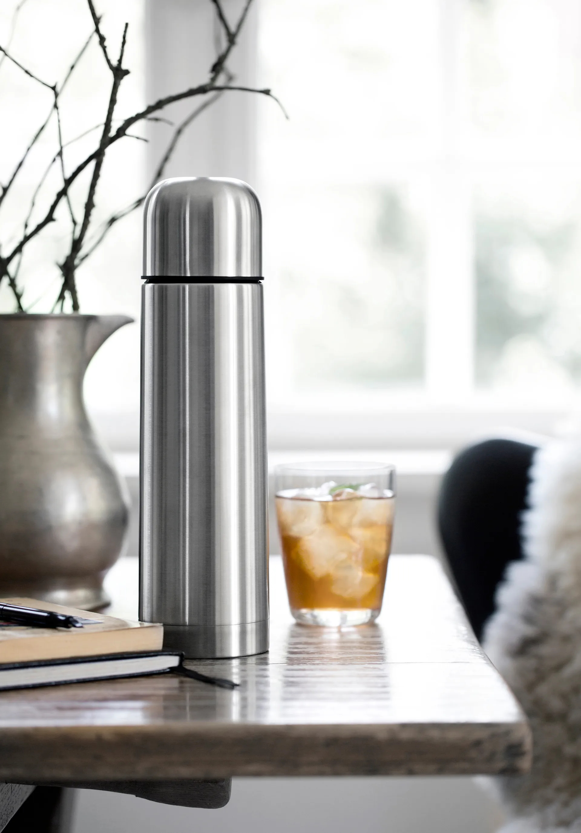 Garrafa térmica IsoTherm Eco 1 l, Aço mate Alfi