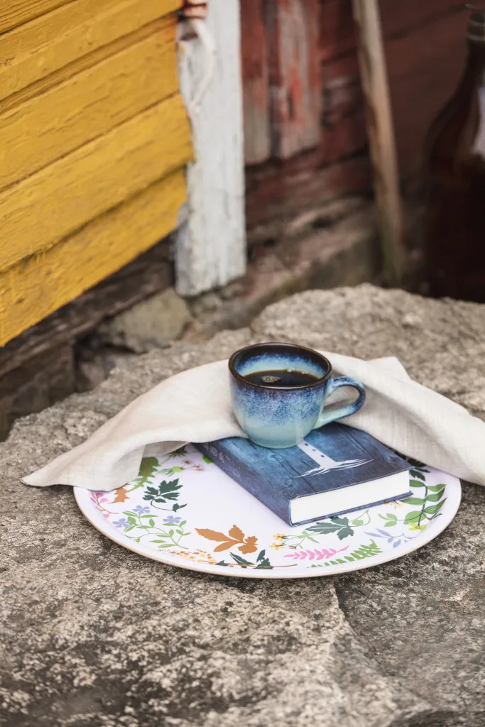 Bandeja Ängsö Ø38 cm, Multi-bege Almedahls