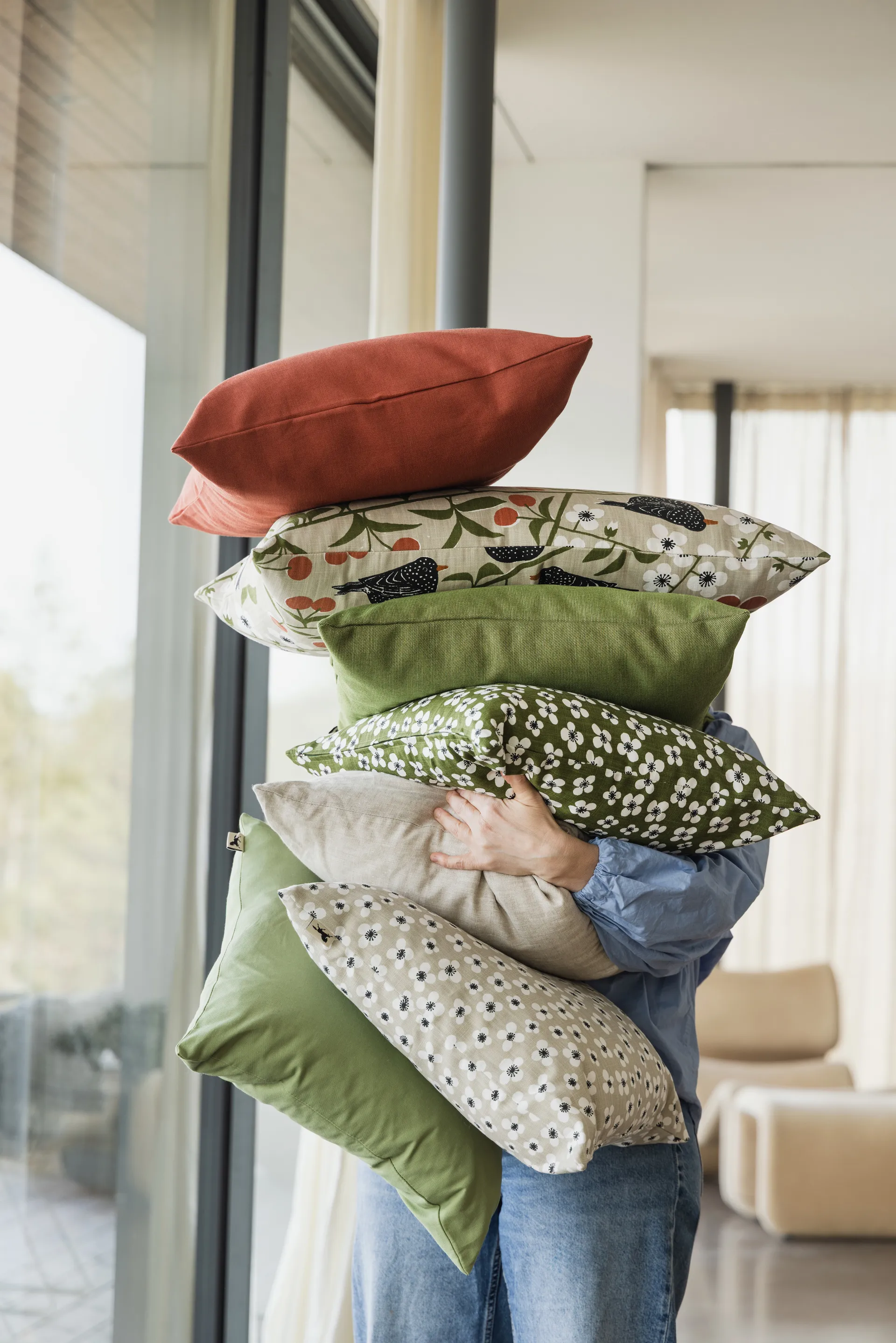 Belle Amie capa de almofada, Bege, 47x47 cm Almedahls