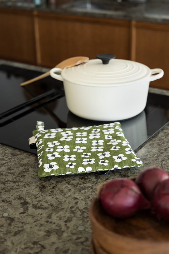 Belle Amie luva de cozinha 23x23 cm, Verde escuro Almedahls