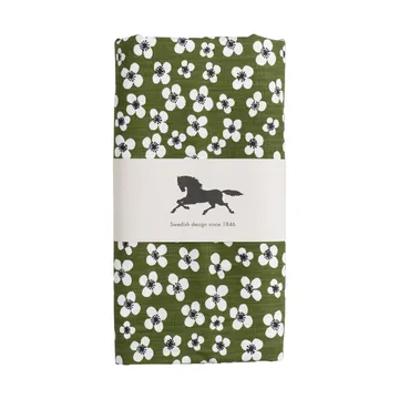 Belle Amie toalha encerada - Verde escuro, 145x220 cm - Almedahls