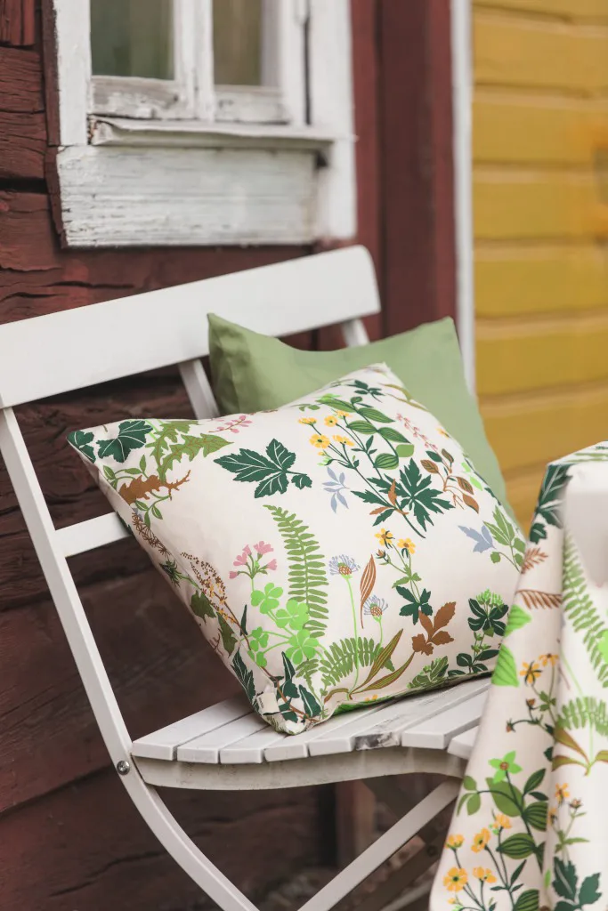 Capa de almofada Ängsö 47x47 cm, Multi-beige Almedahls