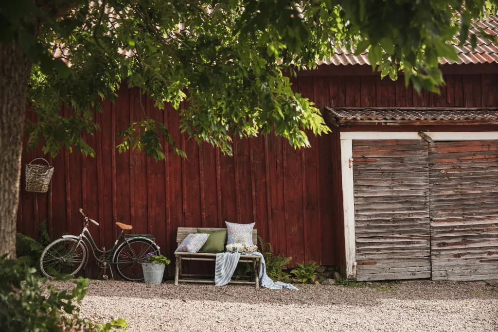Capa de almofada Botanic Garden 47x47 cm, Multi-Azul Almedahls