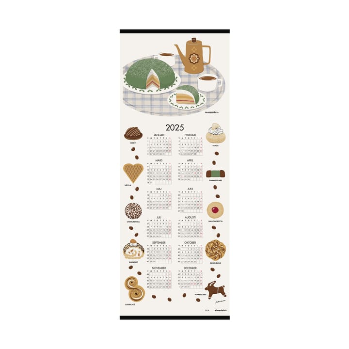 Fika Calendário 2025, 35x90 cm Almedahls