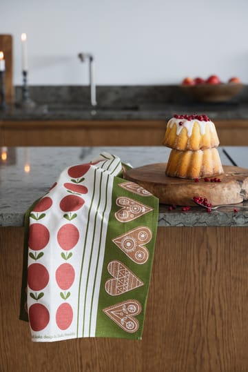 Frukt pano de cozinha decorativo 47x70 cm - Vermelho-verde - Almedahls