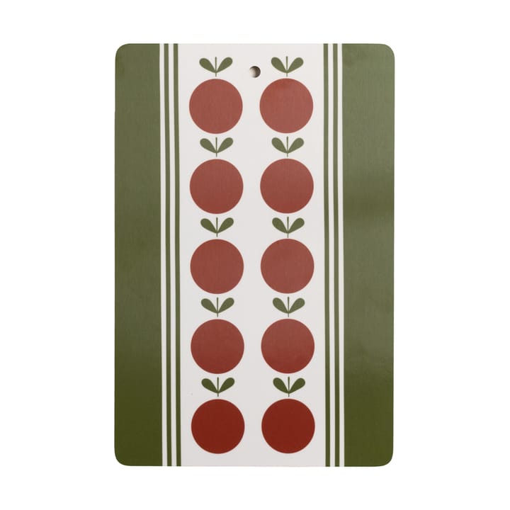 Frukt tábua de servir decorativa - Vermelho-verde, 20x30 cm - Almedahls