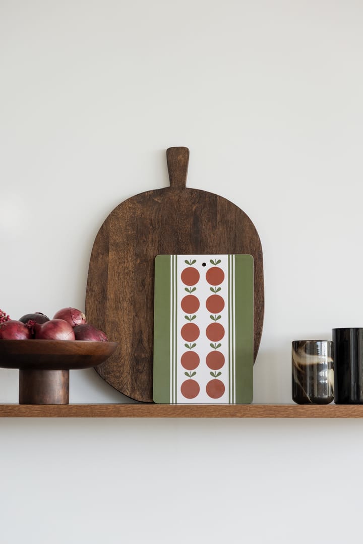 Frukt tábua de servir decorativa, Vermelho-verde, 20x30 cm Almedahls