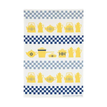 Grytskåpet toalha de cozinha 47x70 cm - Multi-Amarelo-Azul - Almedahls