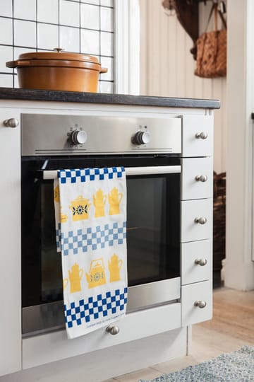 Grytskåpet toalha de cozinha 47x70 cm - Multi-Amarelo-Azul - Almedahls
