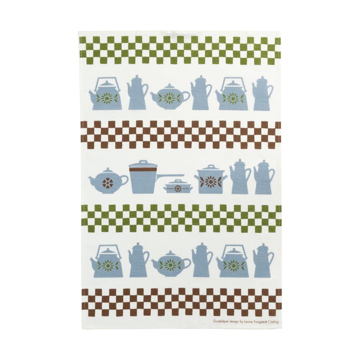 Grytskåpet toalha de cozinha 47x70 cm - Multi-azul-verde - Almedahls