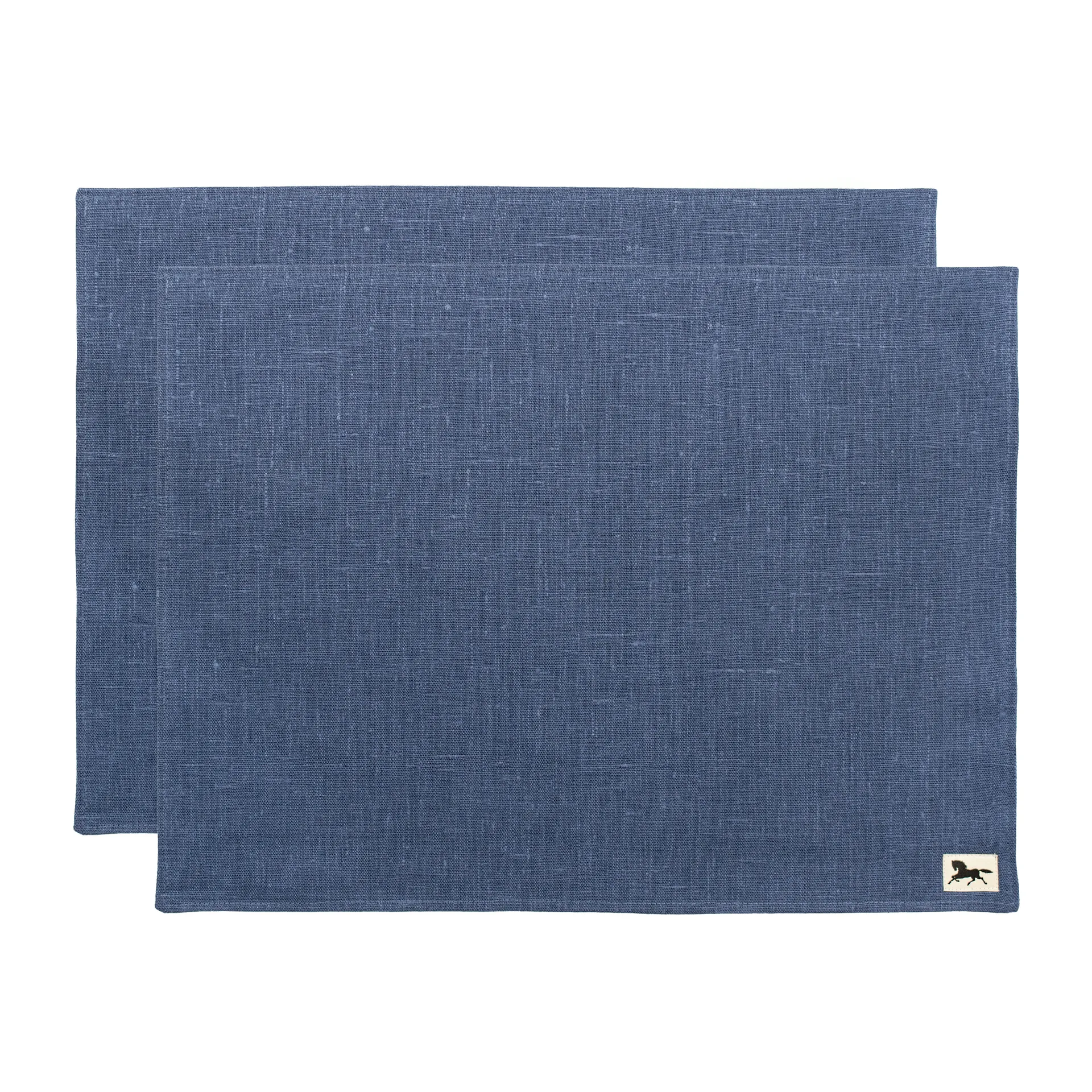 Individual de mesa Linen 34x45 cm, conjunto de 2, Azul Almedahls