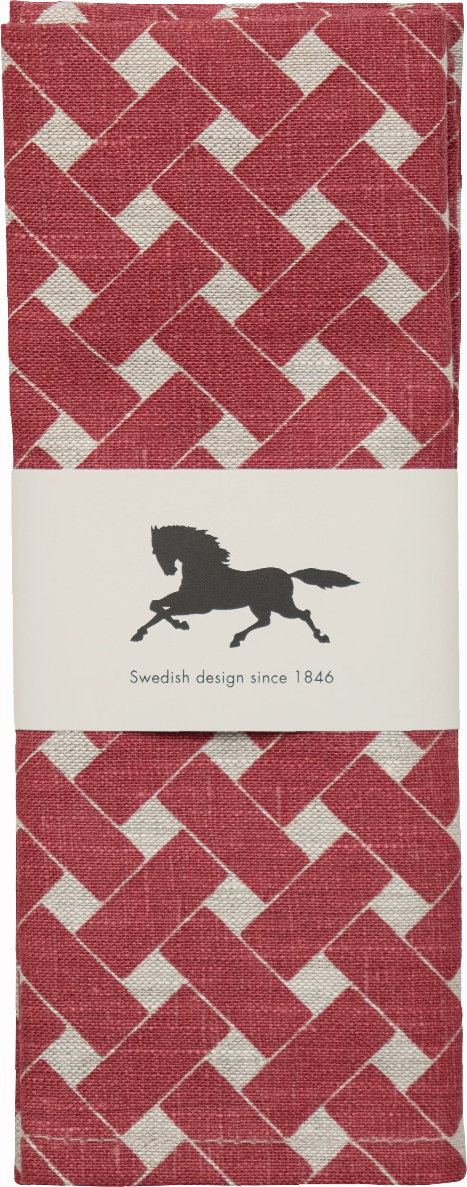 Individual Korg 34x45 cm 2-unidades, Vermelho  Almedahls