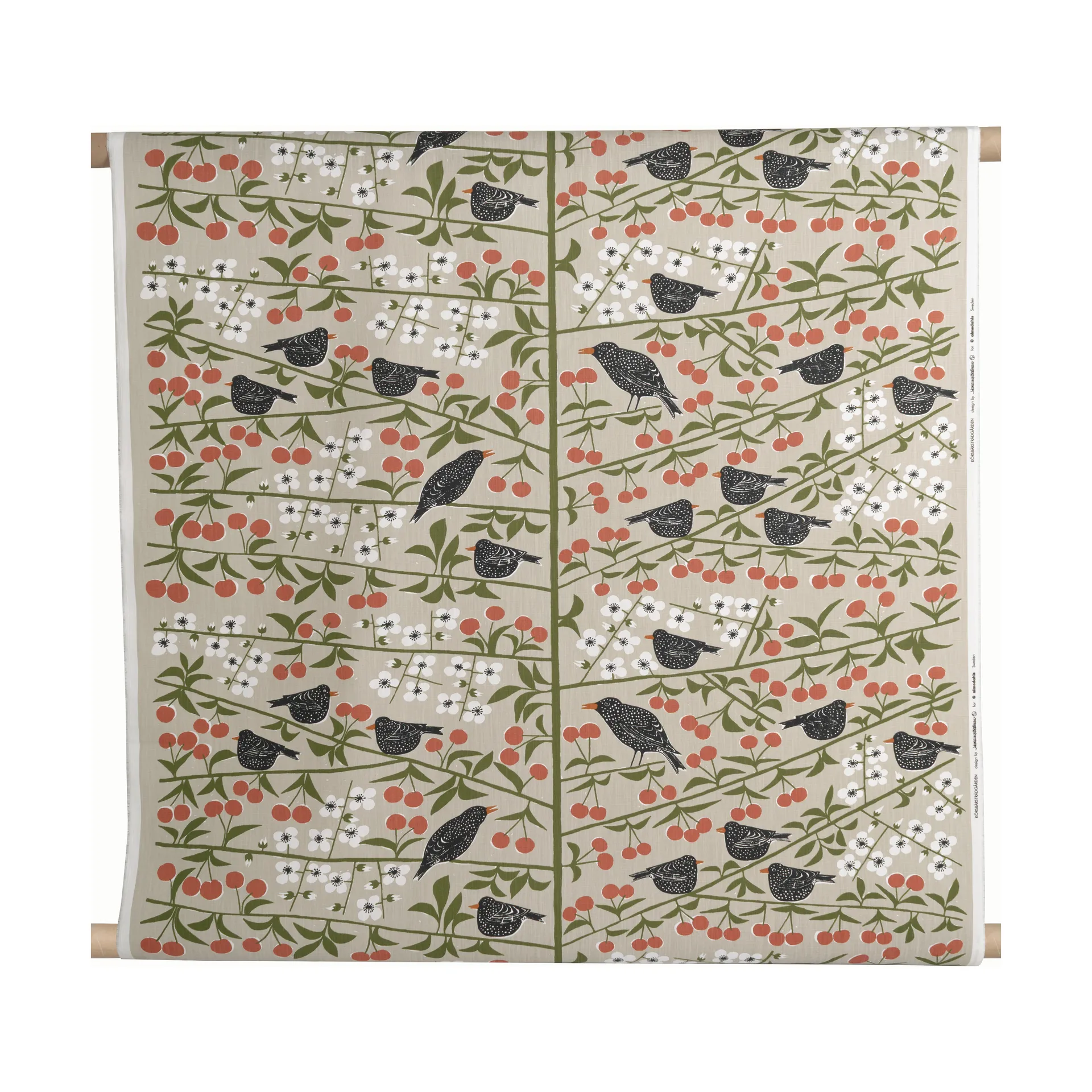 Jardim de cerejeiras tecido, Bege Almedahls