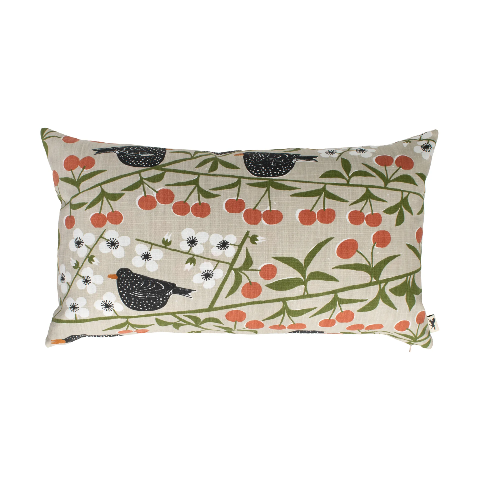 Körsbärsträdgården capa de almofada, Bege, 40x70 cm Almedahls