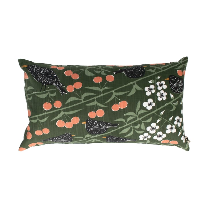 Körsbärsträdgården capa de almofada - Verde escuro, 40x70cm - Almedahls