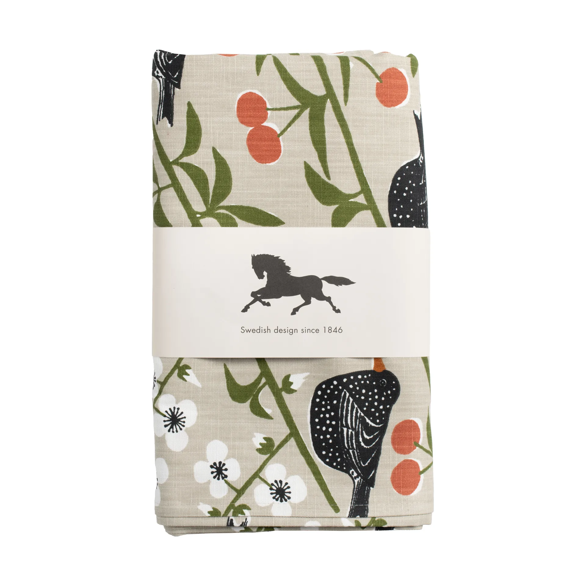 Körsbärsträdgården toalha, Bege, 145x250 cm Almedahls