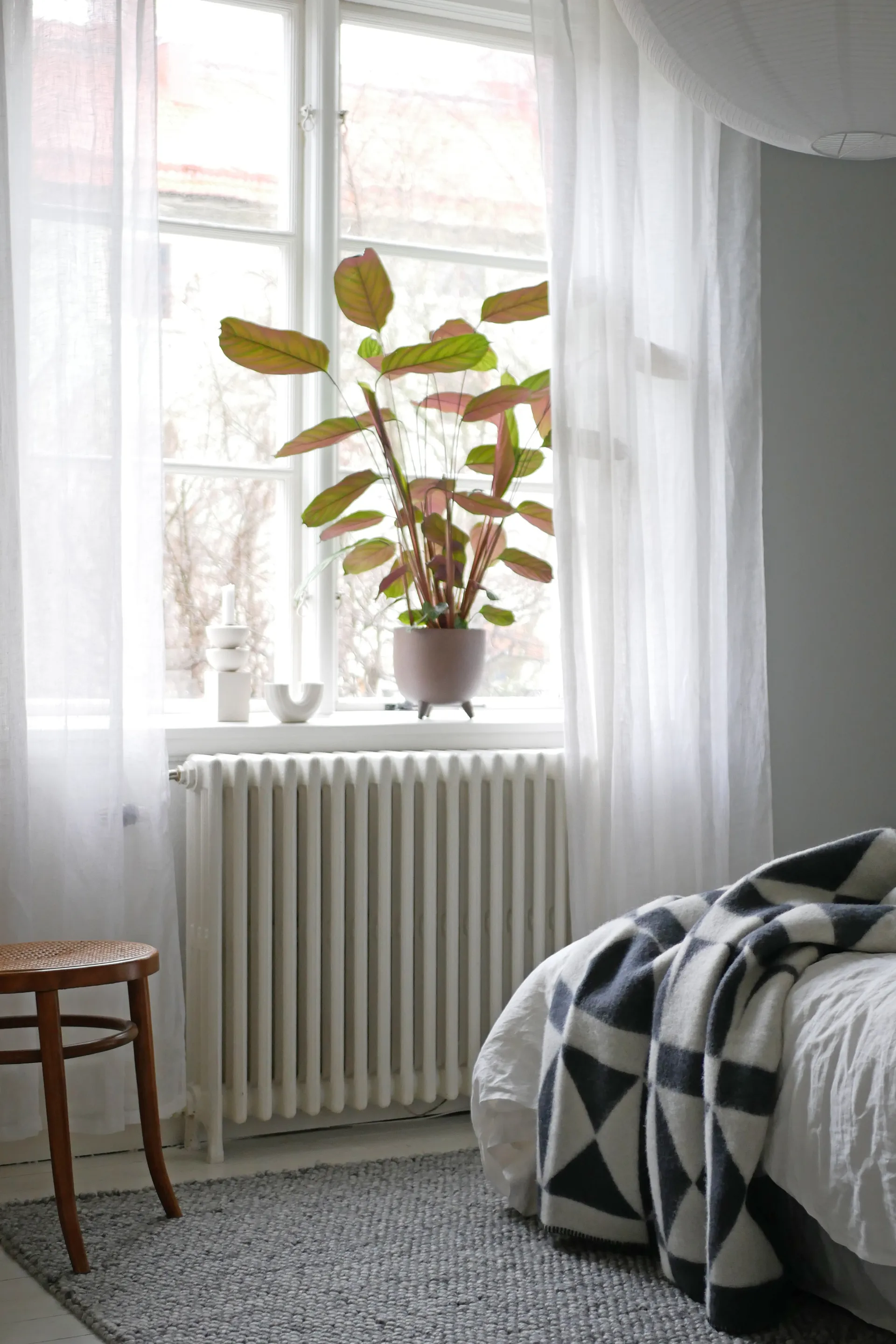 Manta de lã Bows 130x170 cm, cinza Almedahls